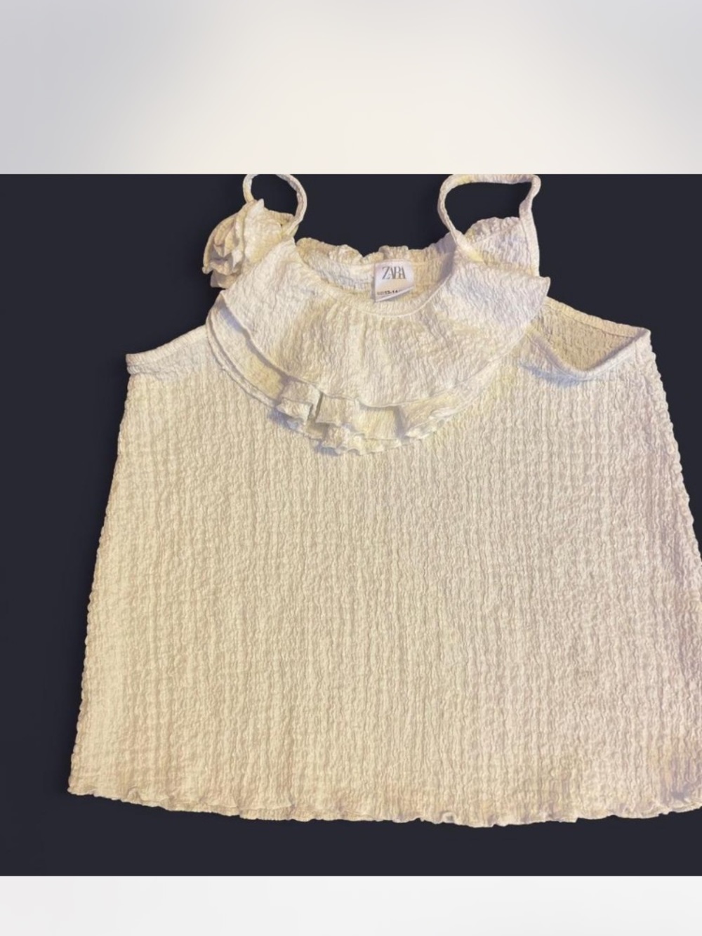 ZARA White Girls Tank Top